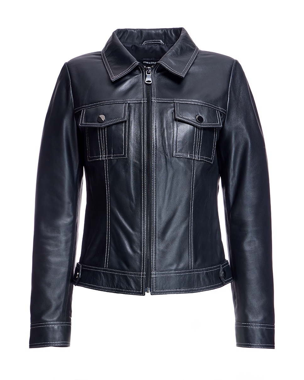 chaqueta de cuero mujer el corte ingles