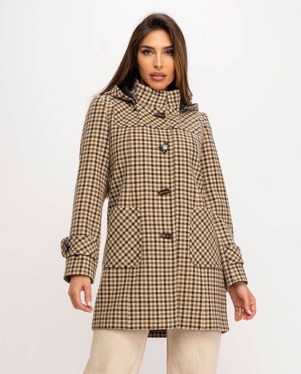 Ropa Trenca Mujer Marron Trenca De Mujer Con Capucha Desmontable