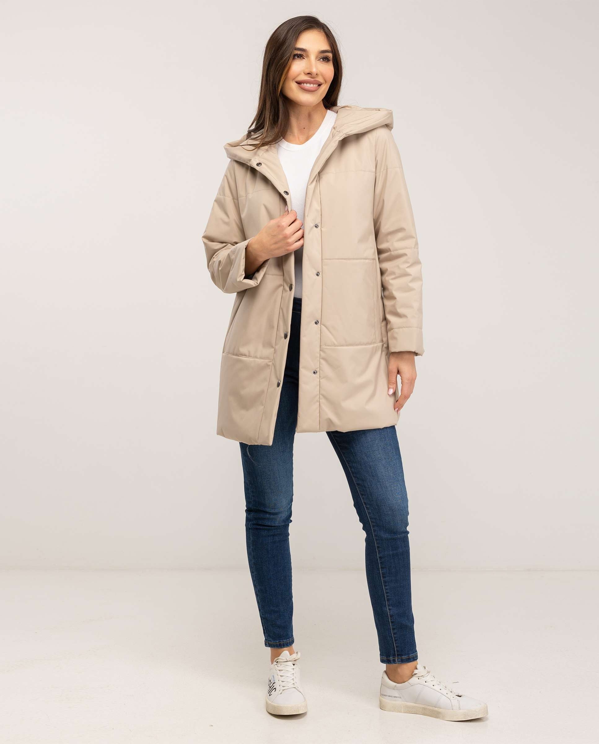 gabardina mujer formula joven