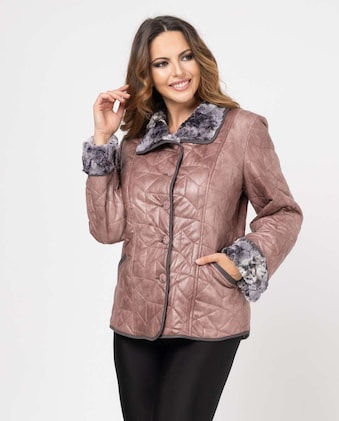 Chaqueta de mujer acolchada y ribeteada · Fsh · El Corte Inglés