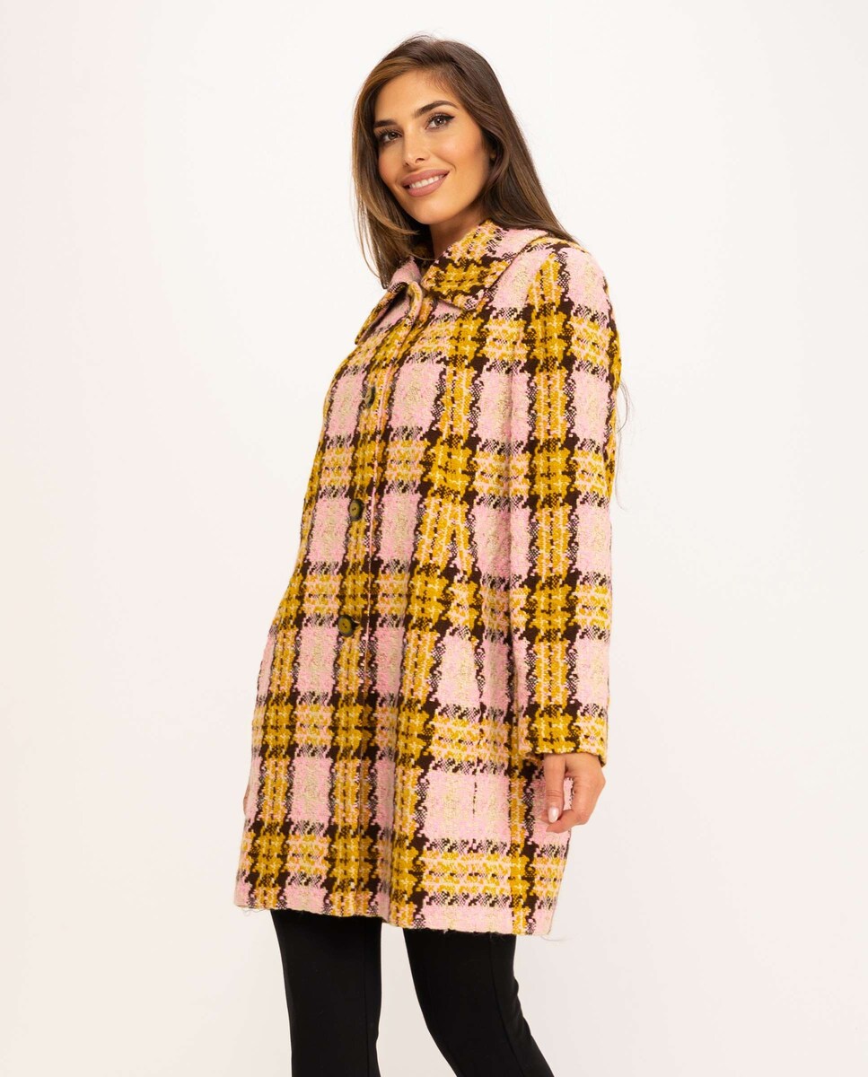 Abrigo de mujer con cuello camisero · Fsh · El Corte Inglés