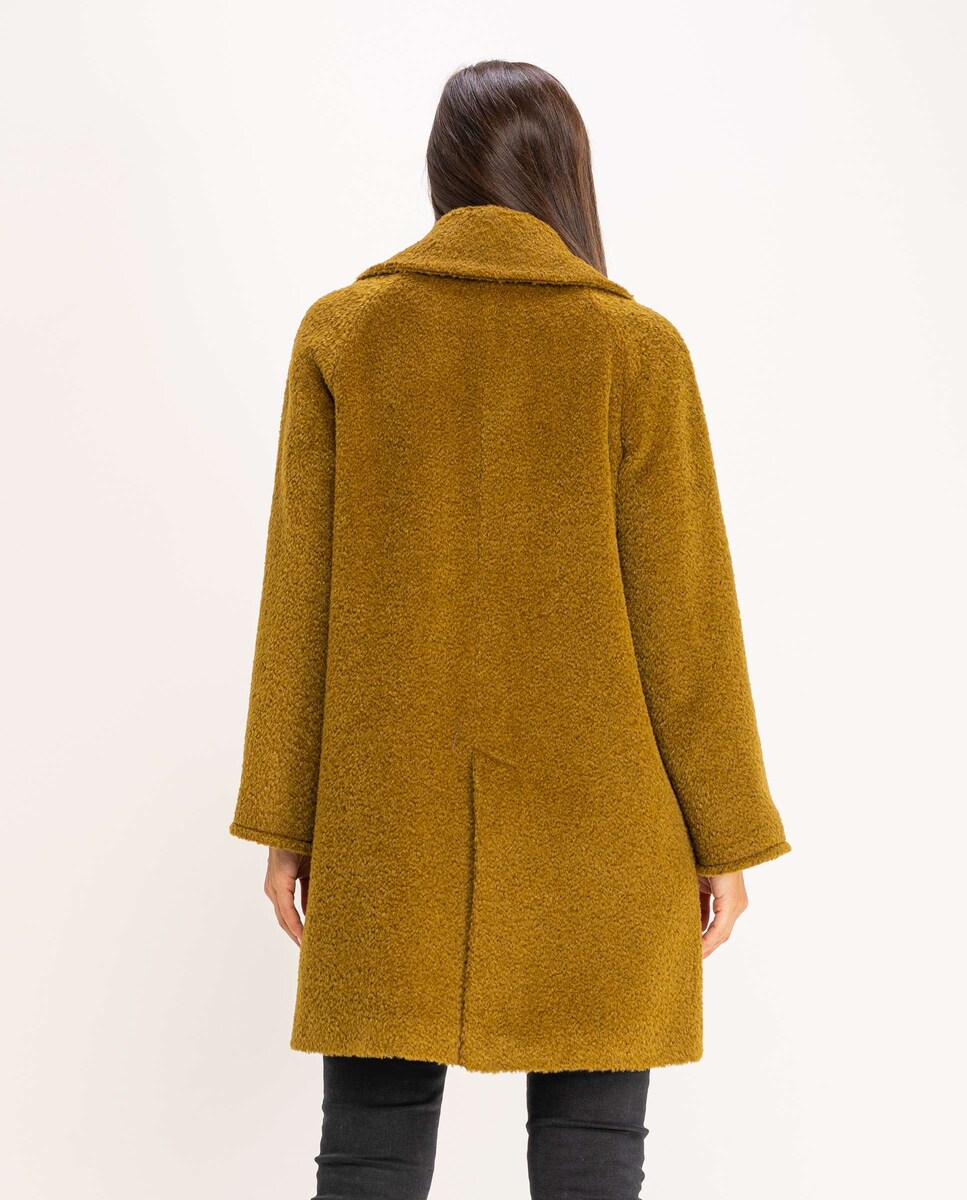 Abrigo de mujer amplio con cuello solapa · Fsh · El Corte Inglés