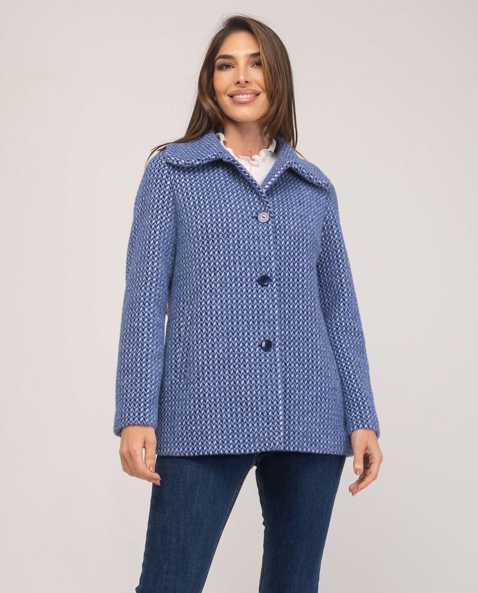 Chaquetón de mujer con cuello camisero grande · Fsh · El Corte Inglés