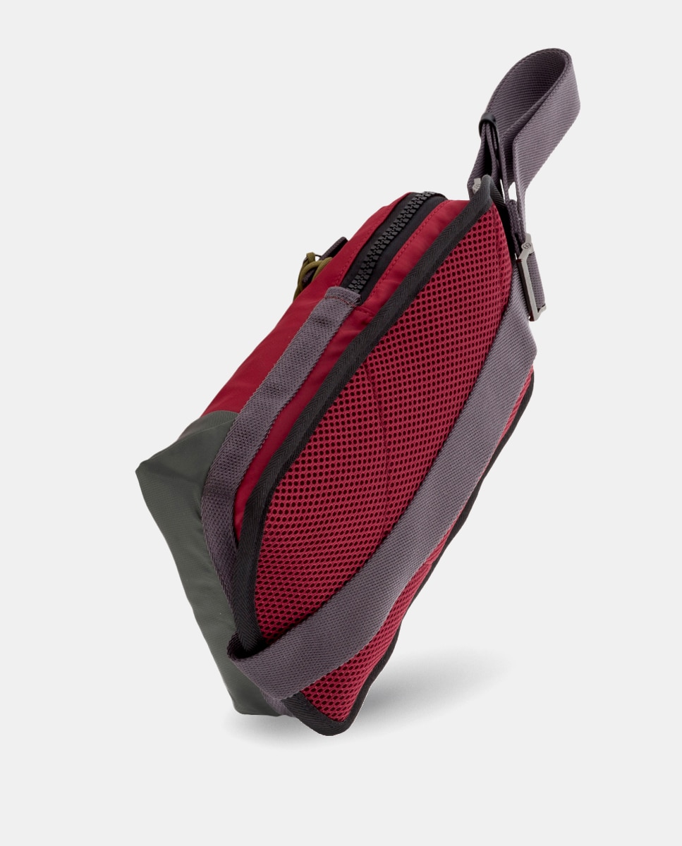 Bandolera de hombre pequeña - Scharlau - Rojo Rojo-3