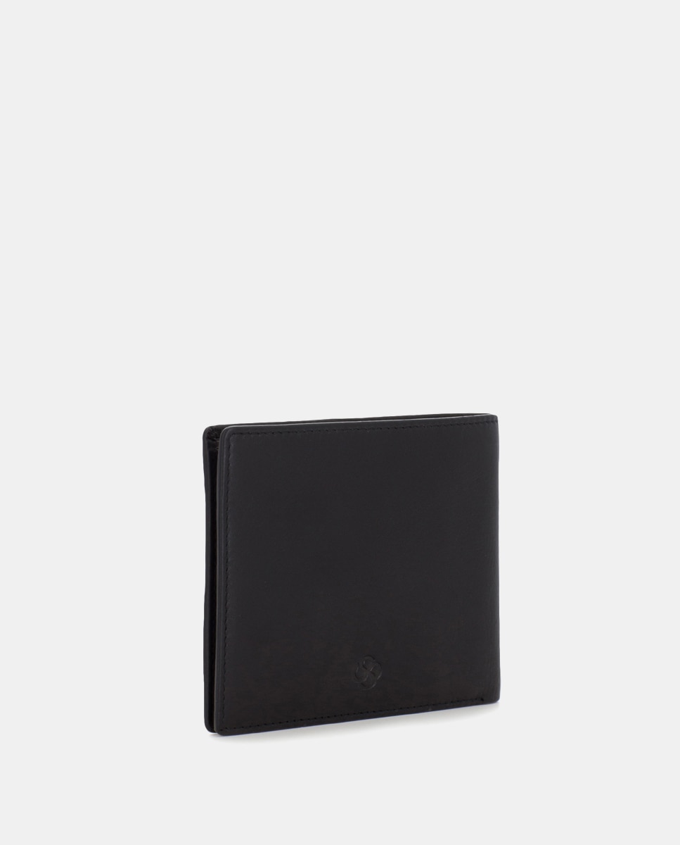 Cartera de hombre de piel - Scharlau - Negro Negro-3