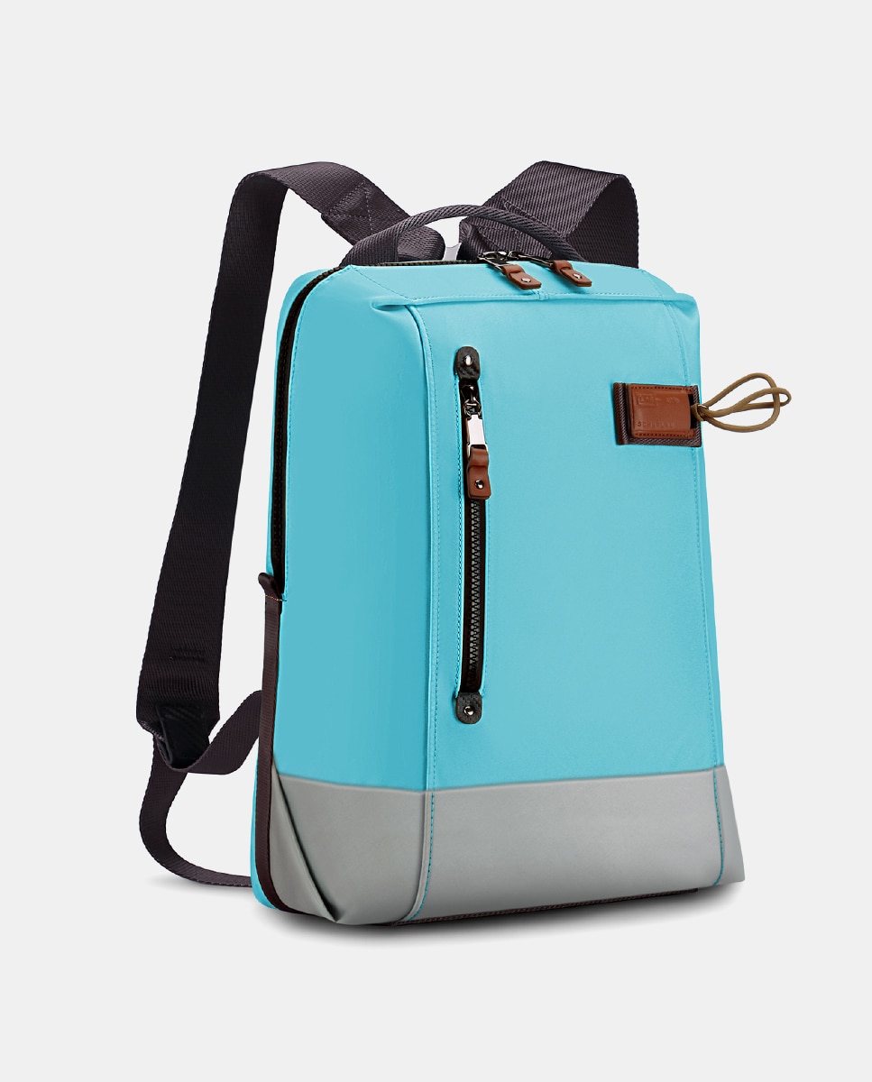 Mochila de mujer para ordenador portátil - Scharlau - Turquesa Turquesa-5