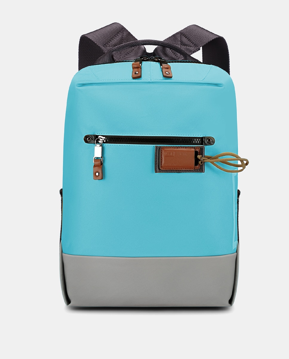 Mochila de mujer pequeña - Scharlau - Turquesa Turquesa-1