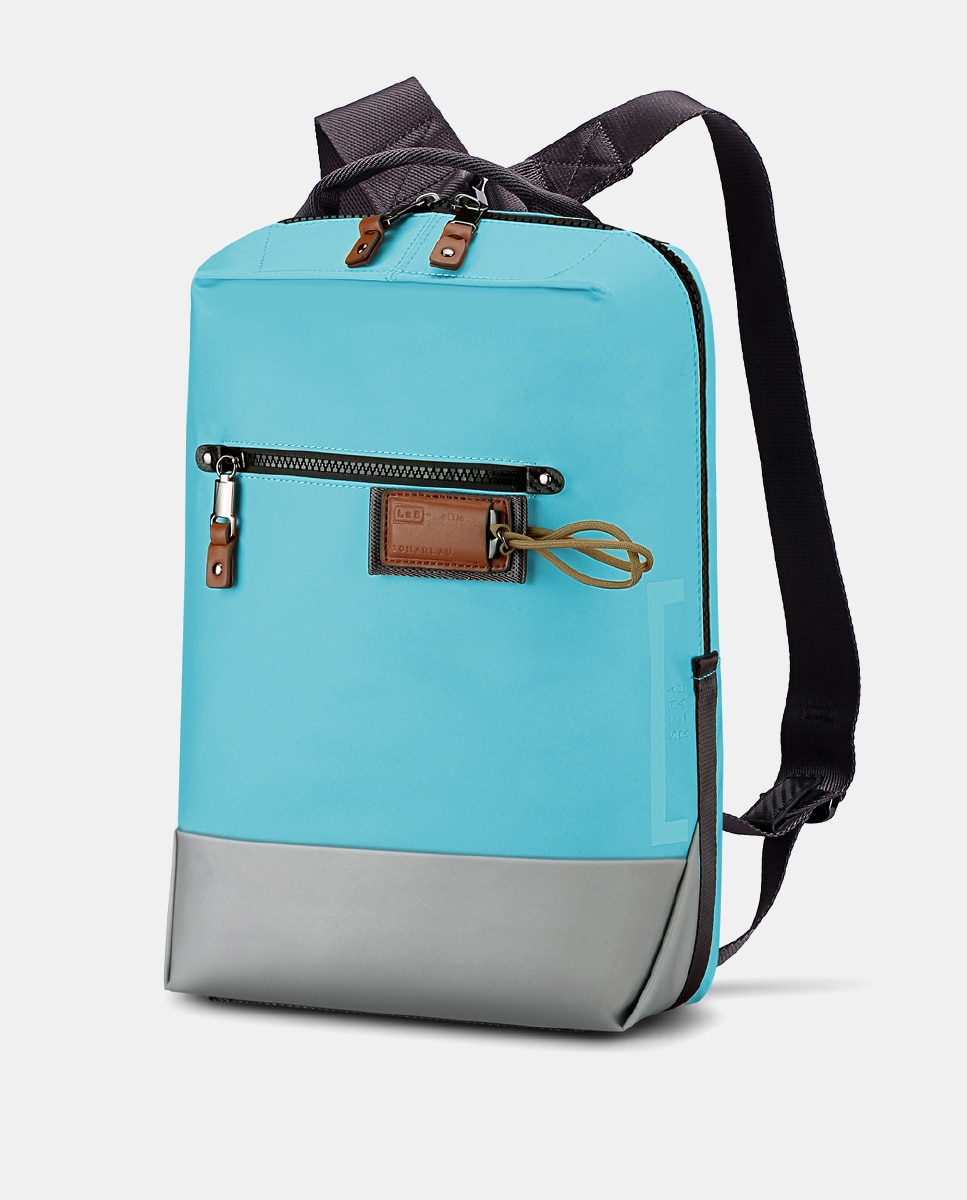 Mochila de mujer pequeña - Scharlau - Turquesa Turquesa-4