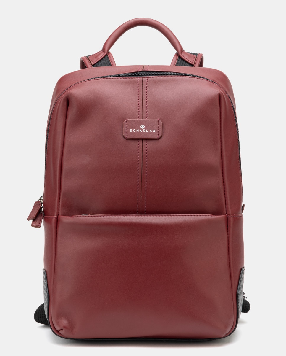 Mochila de mujer de piel pequeña para ordenador portátil