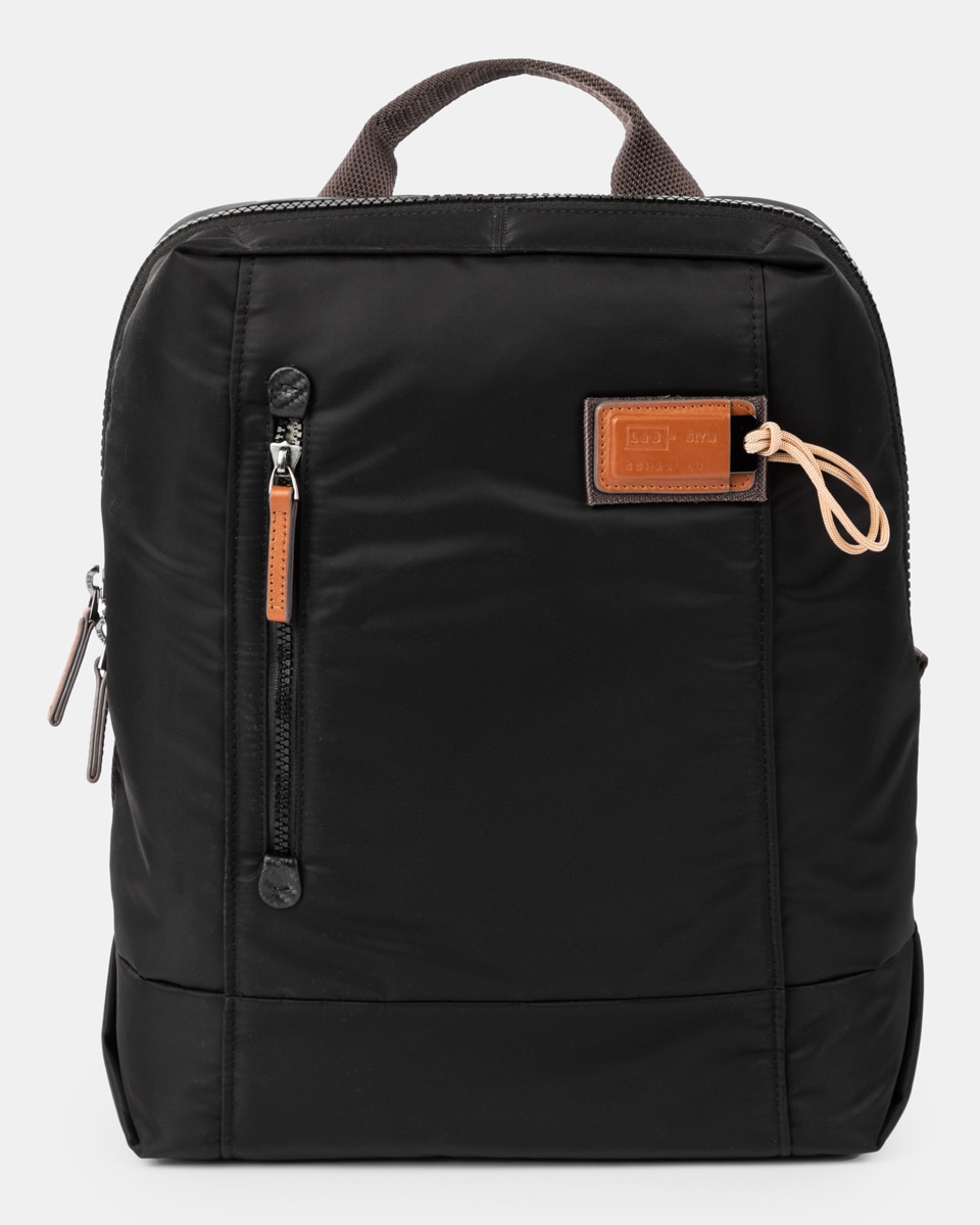 Mochila de mujer resistente al agua en color - Scharlau - Negro Negro-1