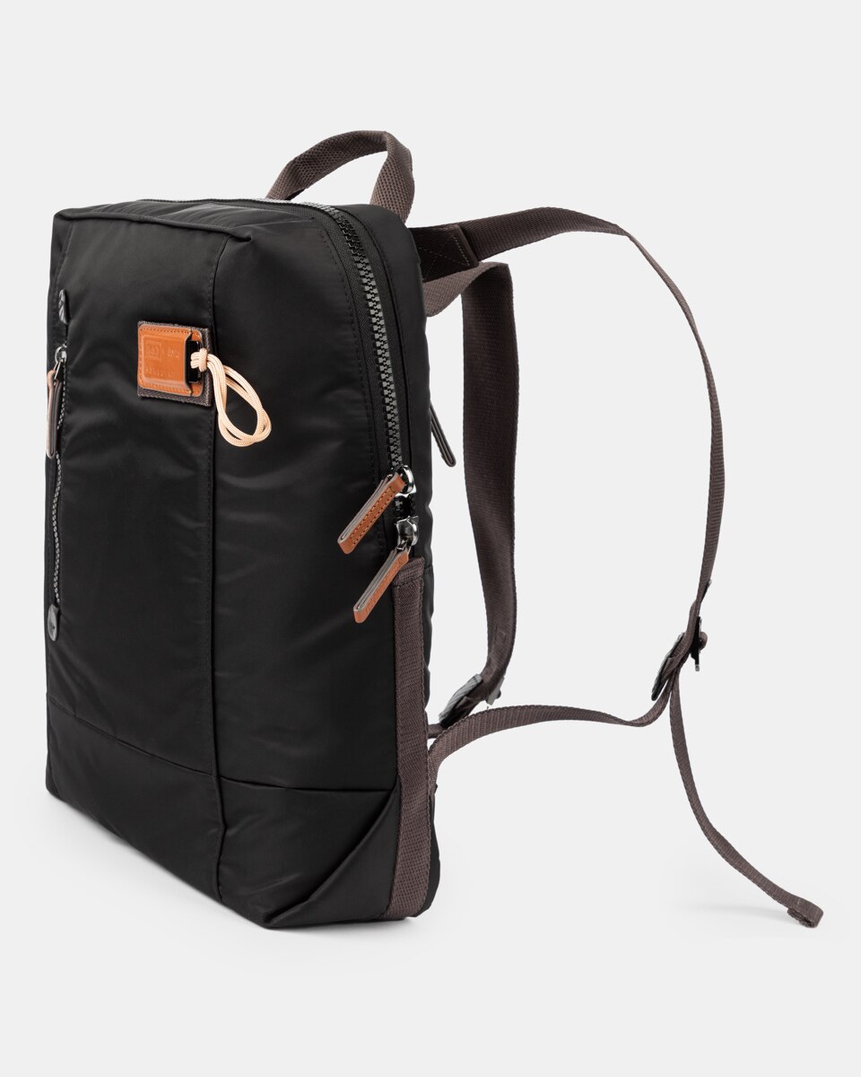 Mochila de mujer resistente al agua en color - Scharlau - Negro Negro-2