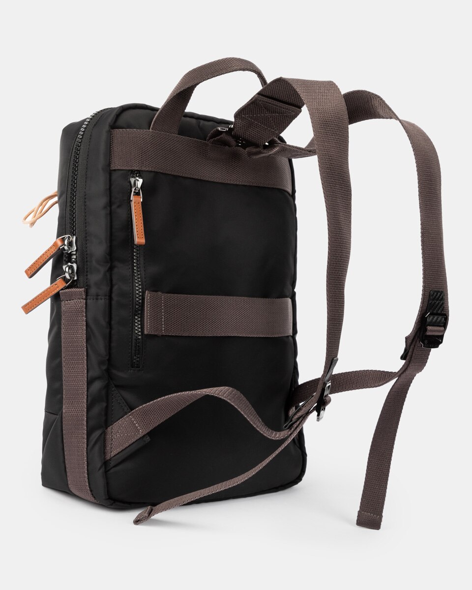 Mochila de mujer resistente al agua en color - Scharlau - Negro Negro-3
