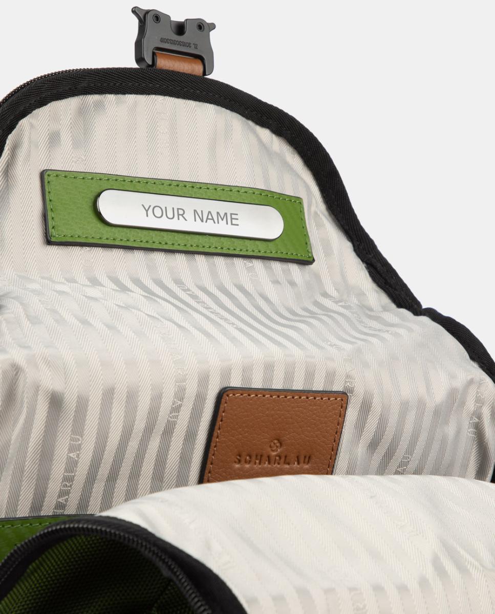 Mochila de mujer pequeña para ordenador portátil - Scharlau - Verde Verde-5