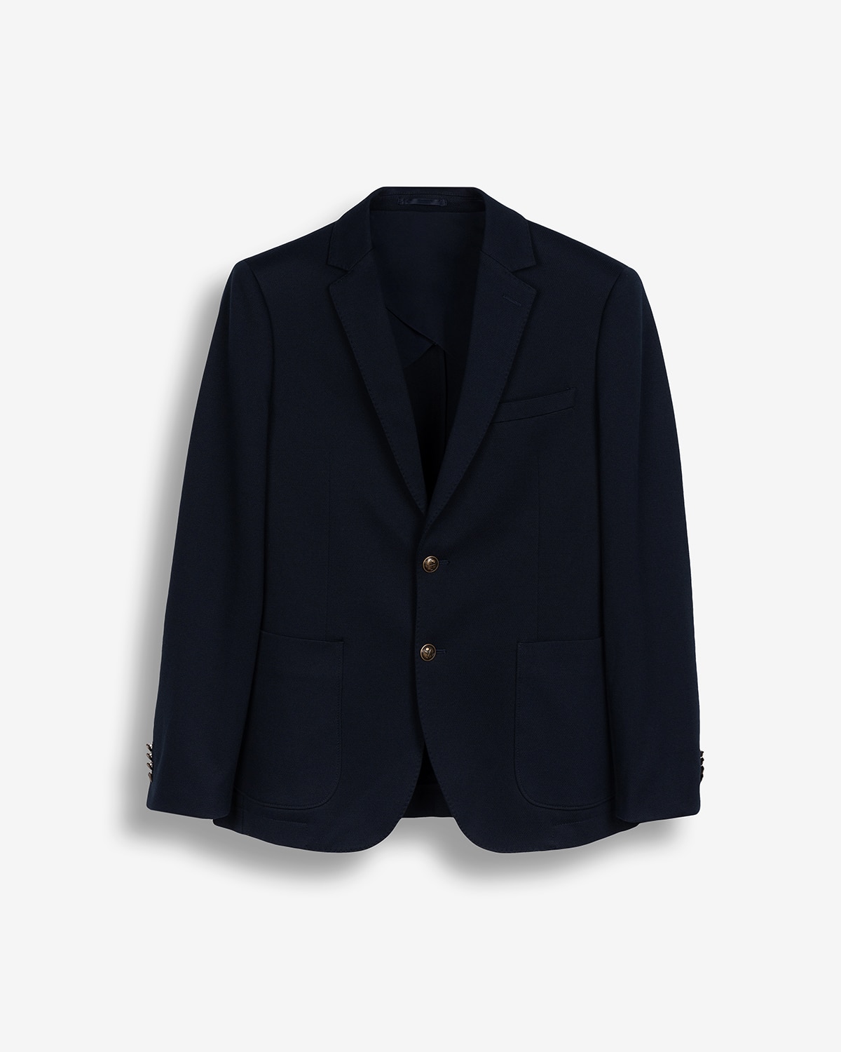 Americana de hombre lisa en azul marino - Harper & Neyer - Azul Azul-5