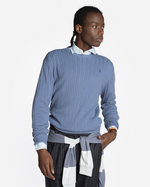 Imagen 0 de Jersey de hombre con cuello redondo y liso