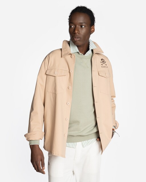 Imagen 0 de Sobrecamisa de hombre slim con estampado grande