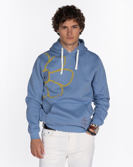 Imagen 0 de Sudadera de hombre con capucha con estampado grande