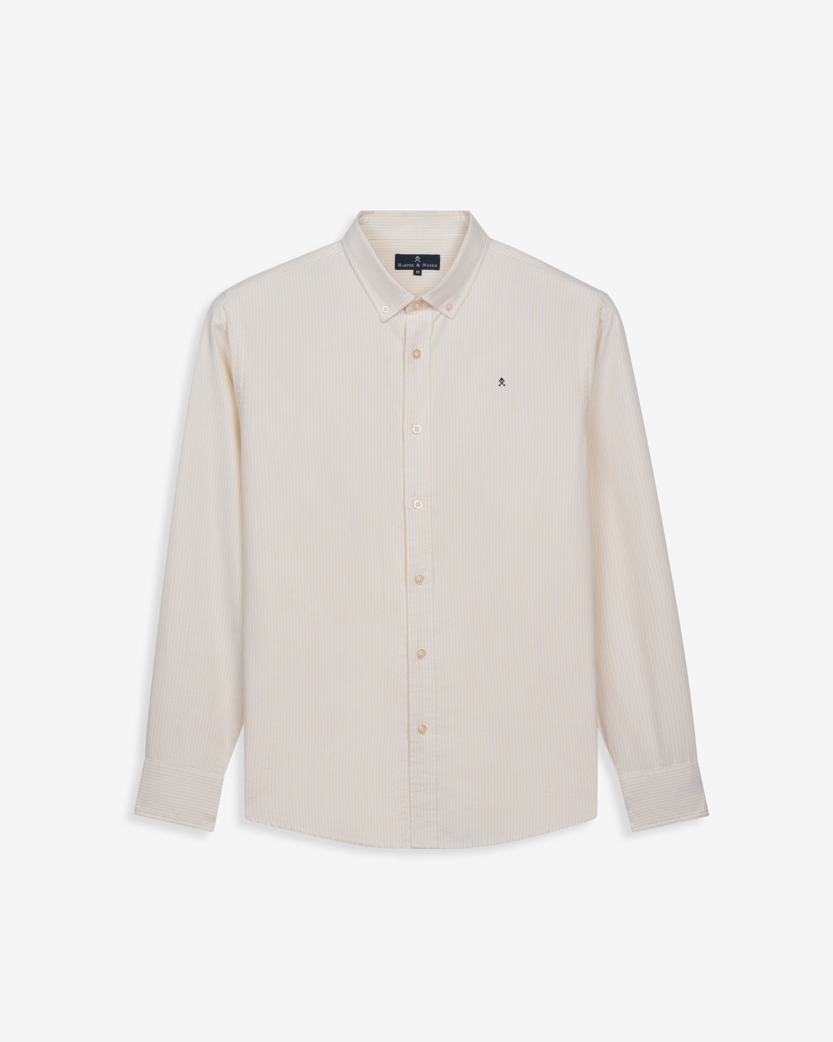 Camisa de hombre slim de rayas - Harper & Neyer - Amarillo Amarillo-5