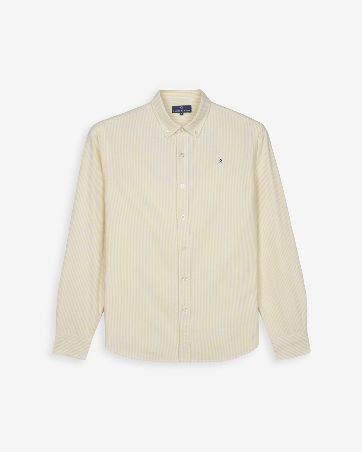 Camisa de hombre slim de rayas - Harper & Neyer - Crudo Crudo-5