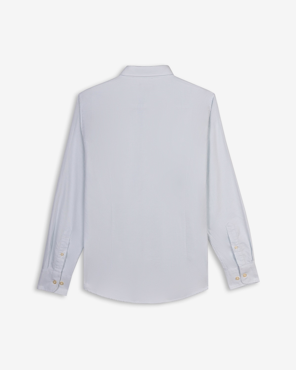 Camisa de hombre slim de rayas - Harper & Neyer - Azul claro Azul claro-5