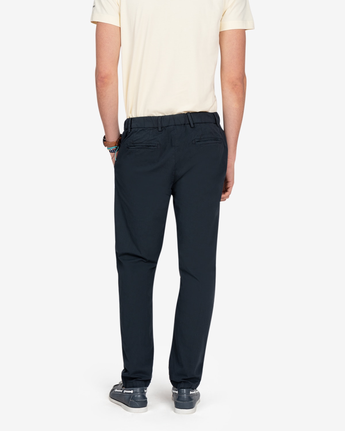 Pantalón de hombre regular liso - Harper & Neyer - Azul marino Azul marino-3