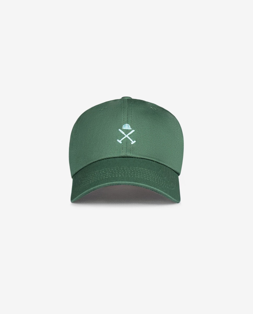 Gorra de hombre de algodón lisa - Verde claro Verde claro-2