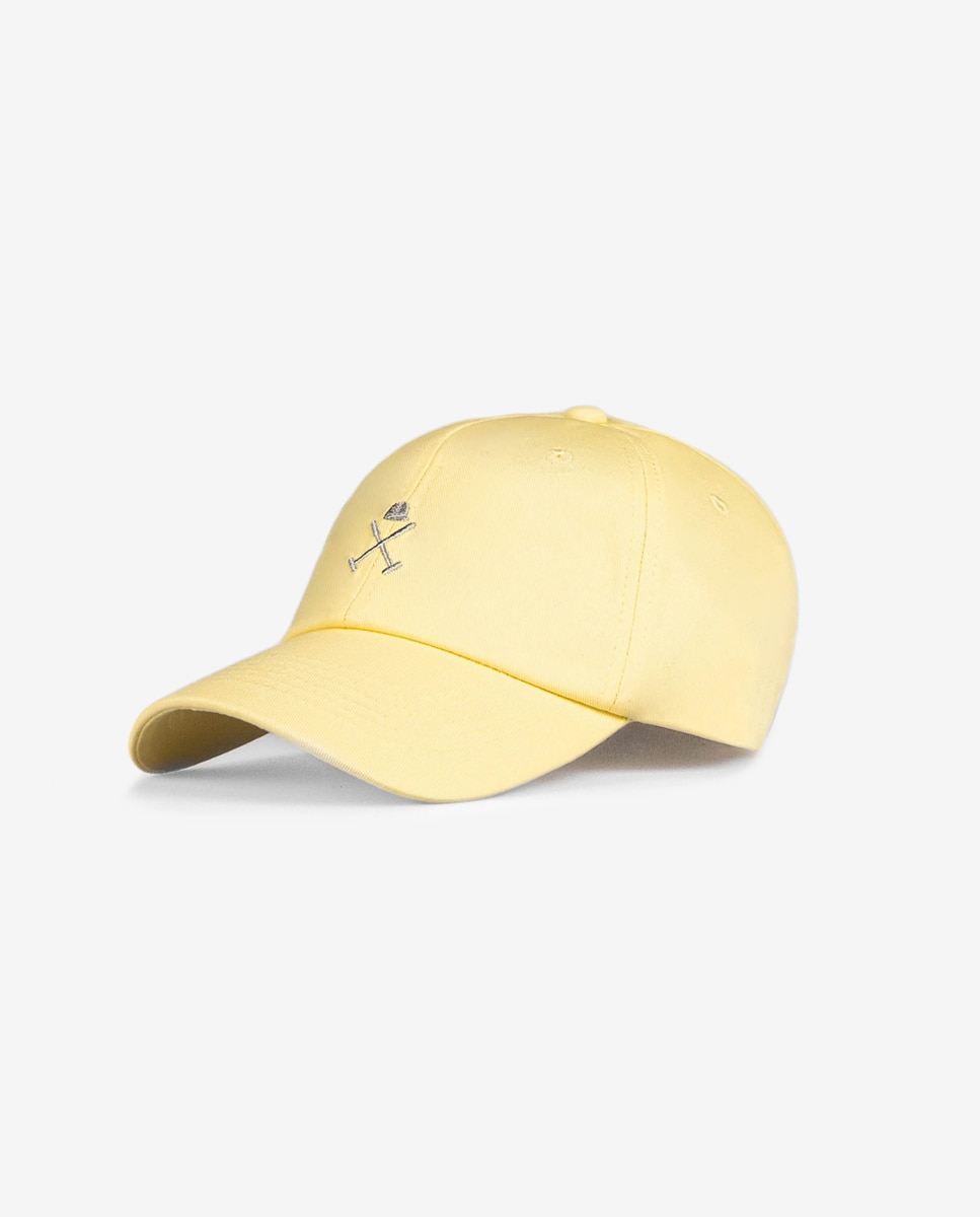 Gorra de hombre de algodón lisa - Azul Azul-1