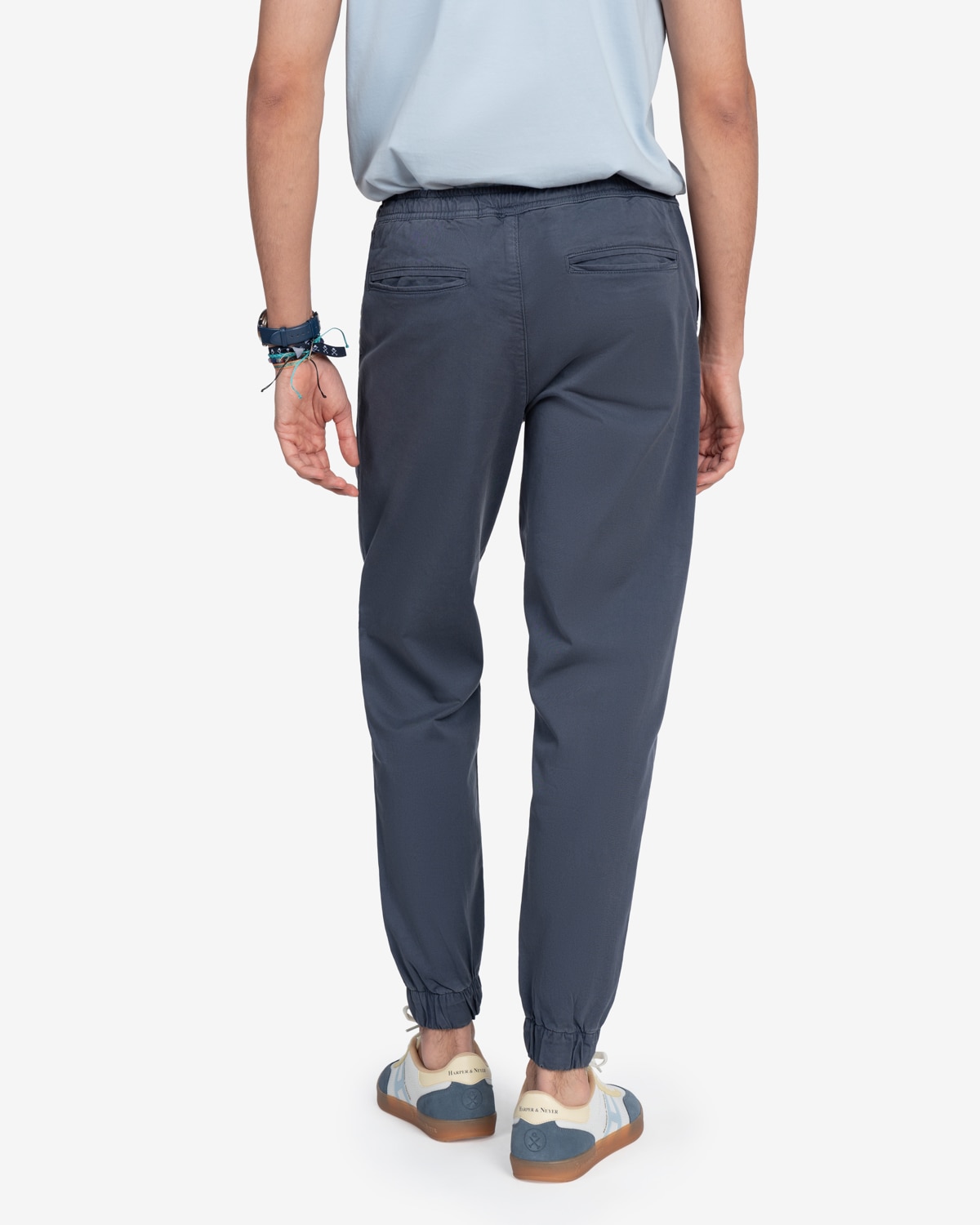 Imagen 3 de Pantalón jogger de hombre regular liso - Harper & Neyer - Azul claro Azul claro