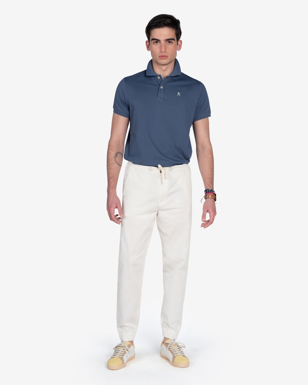 Harper & Neyer - Pantalón jogger de hombre regular liso.
