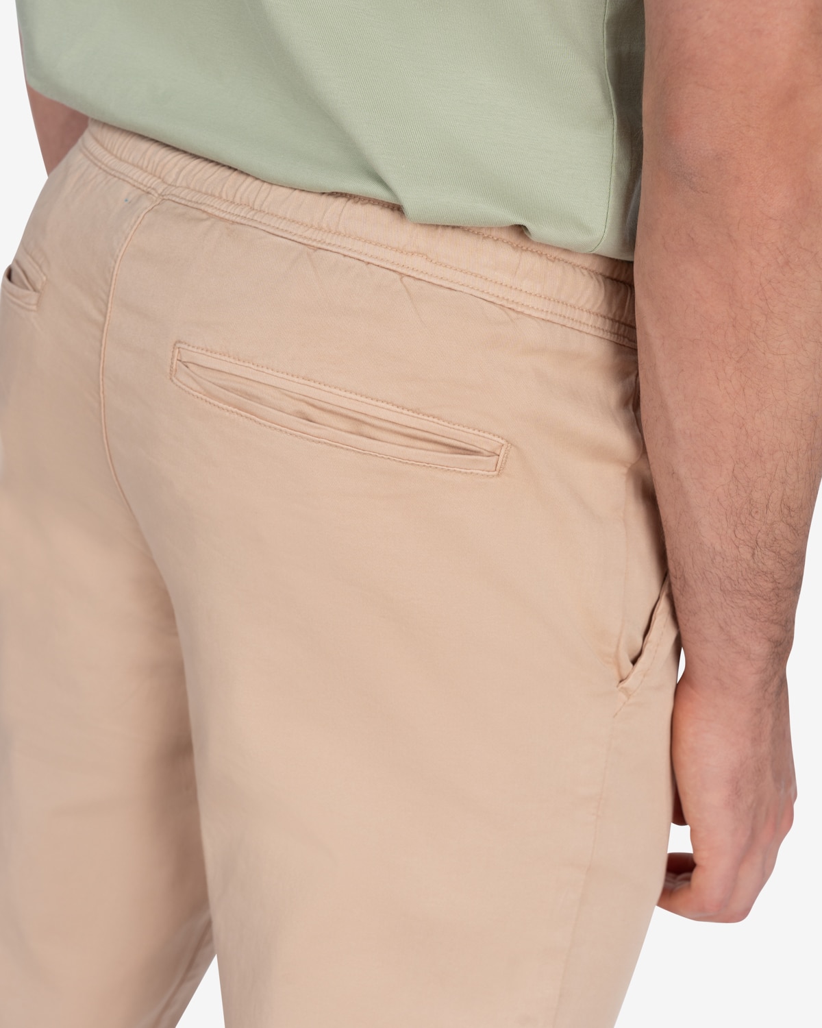 Imagen 4 de Pantalón jogger de hombre regular liso - Harper & Neyer - Crudo Crudo