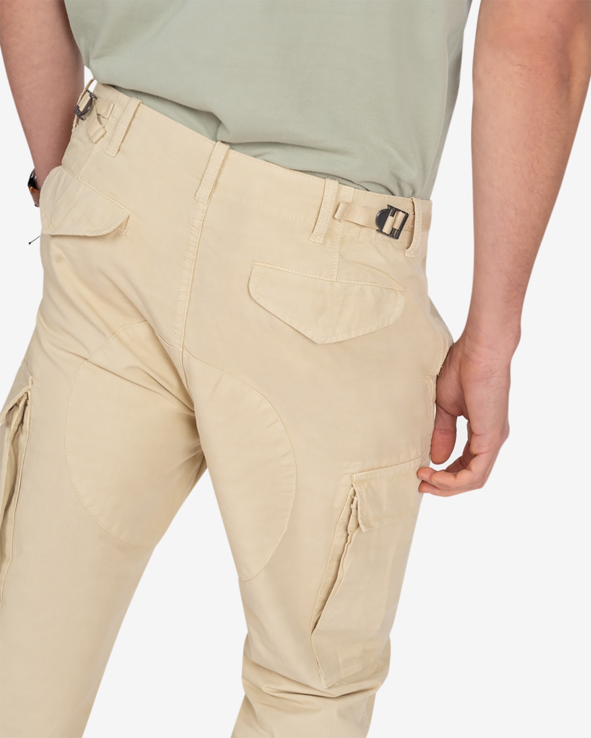 Imagen 4 de Pantalón de hombre regular liso en - Harper & Neyer - Camel Camel