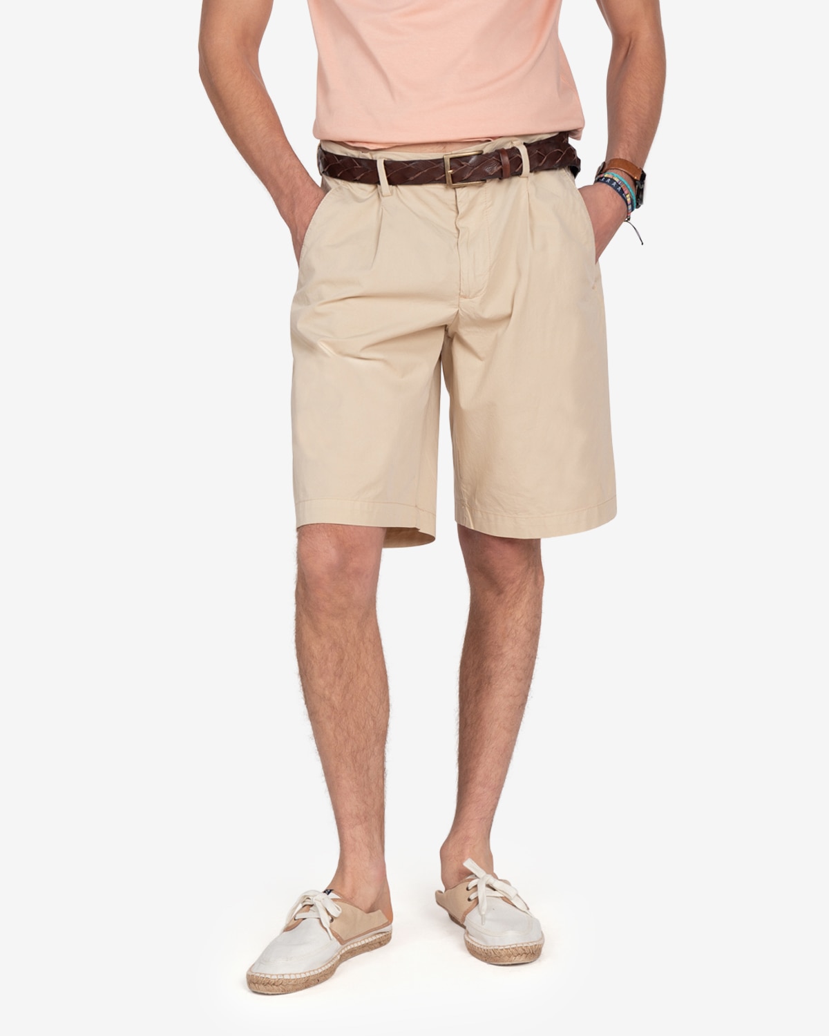 Harper & Neyer - Bermuda de hombre lisa.