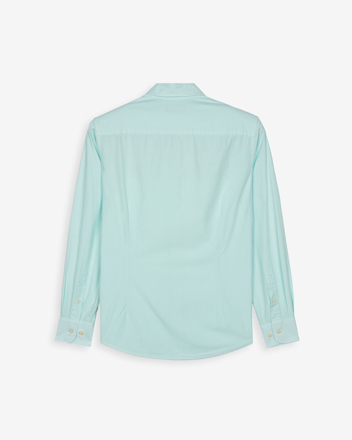 Camisa de hombre lisa slim - Azul claro Azul claro-6