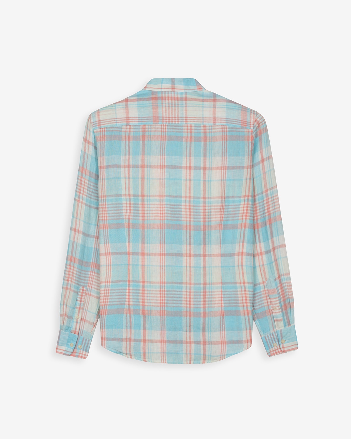Camisa Oxford de hombre de cuadros - Turquesa Turquesa-6