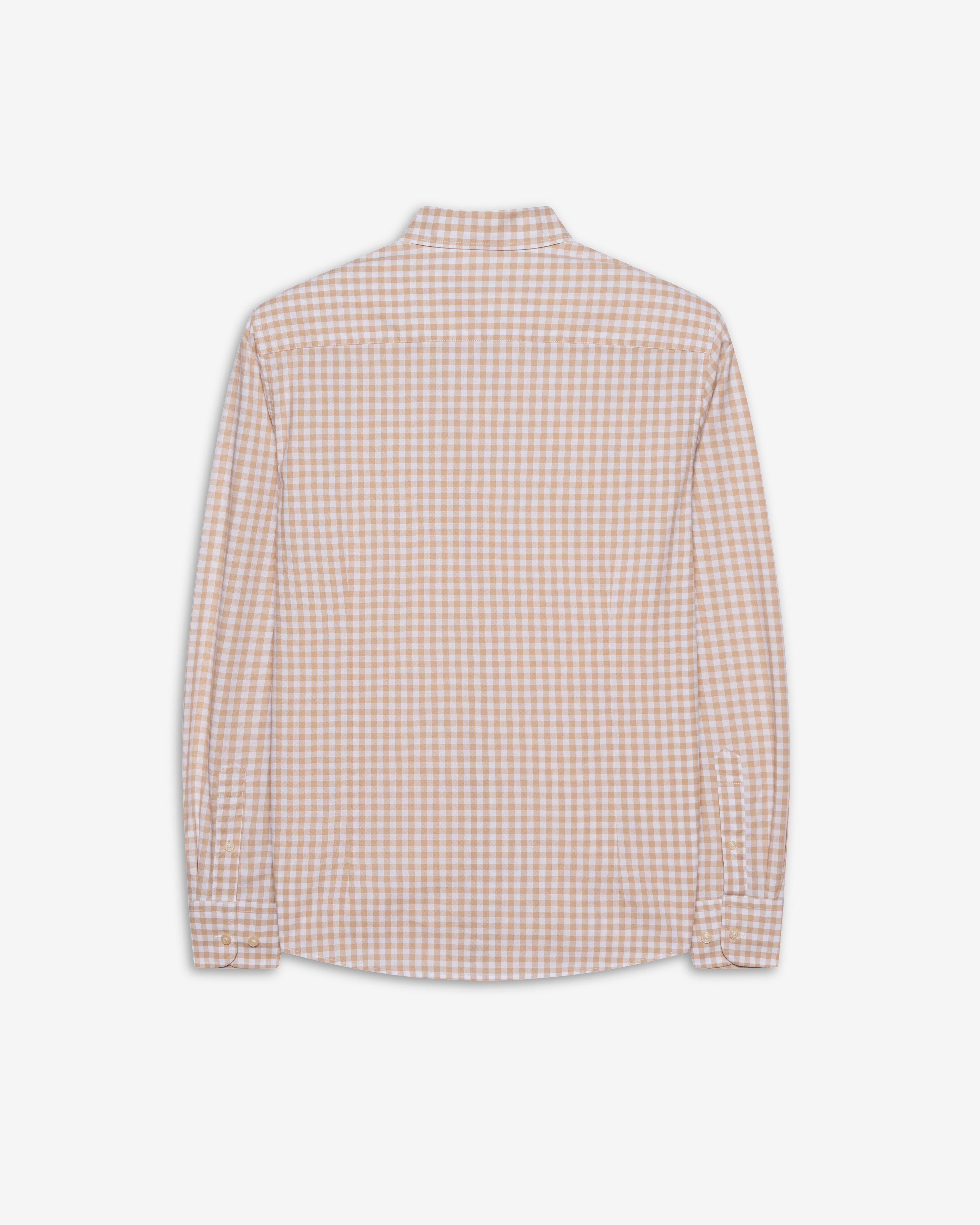 Camisa de hombre slim de cuadros - Crudo Crudo-6