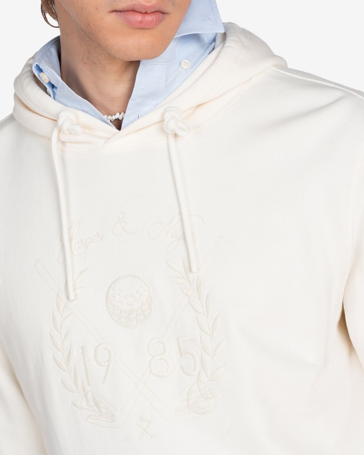 Sudadera de hombre en con dibujo frontal - Harper & Neyer - Crudo Crudo-4