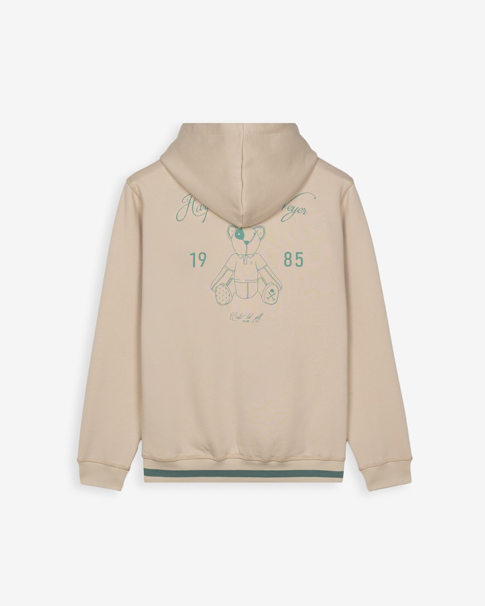Sudadera de hombre con capucha con estampado grande - Harper & Neyer - Beige Beige-6