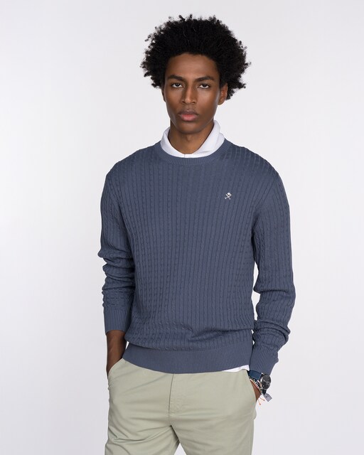 Imagen 0 de Jersey de hombre liso con cuello redondo