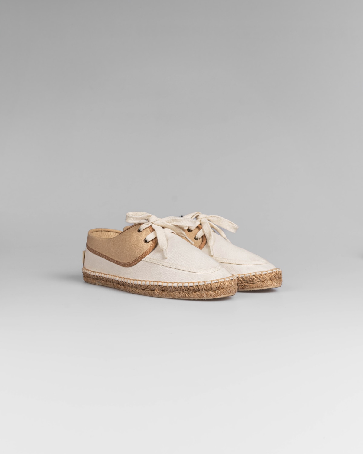 Alpargatas de hombre de color crudo con cierre de cordones - Harper & Neyer - Beige Beige-3