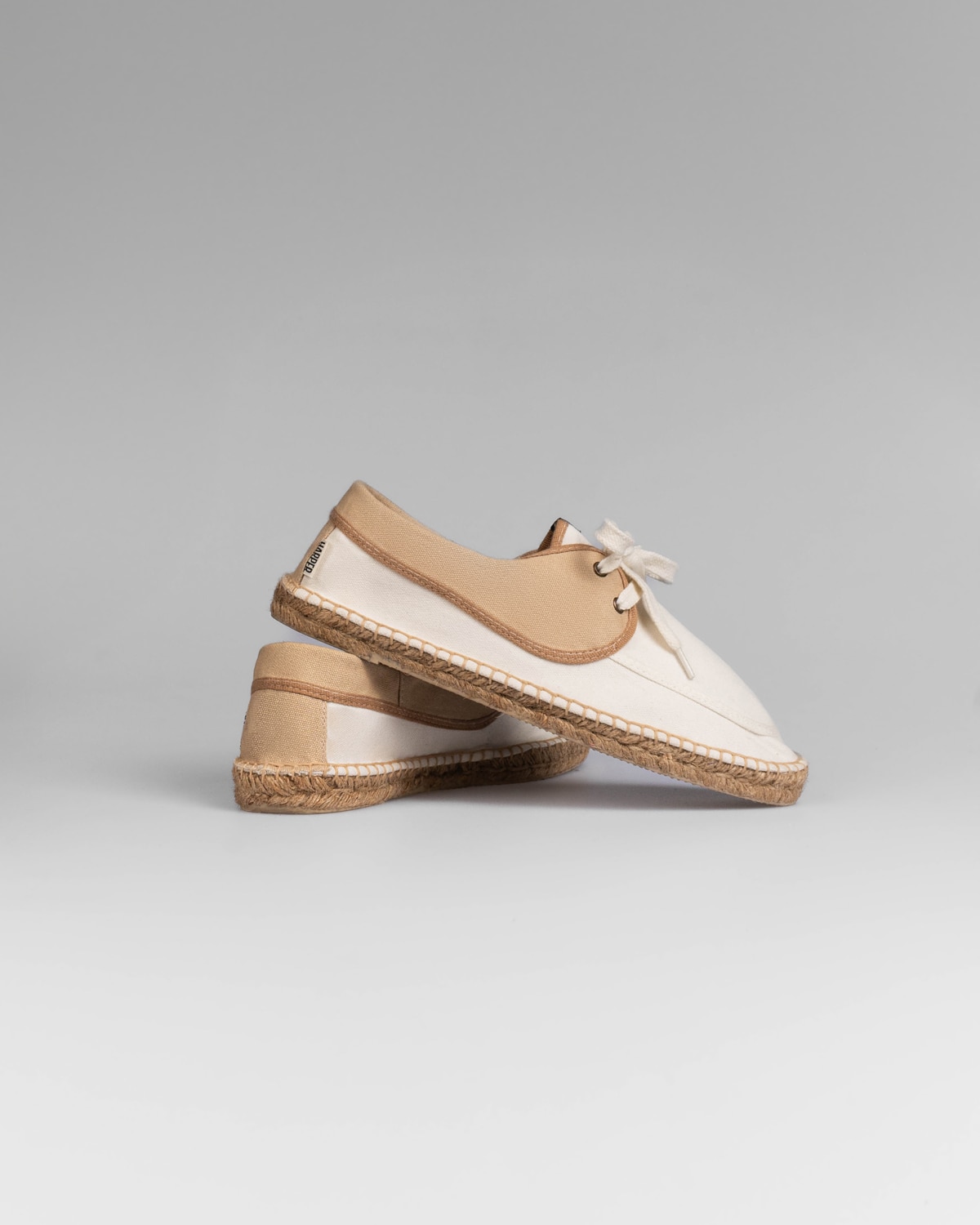 Alpargatas de hombre de color crudo con cierre de cordones - Harper & Neyer - Beige Beige-4