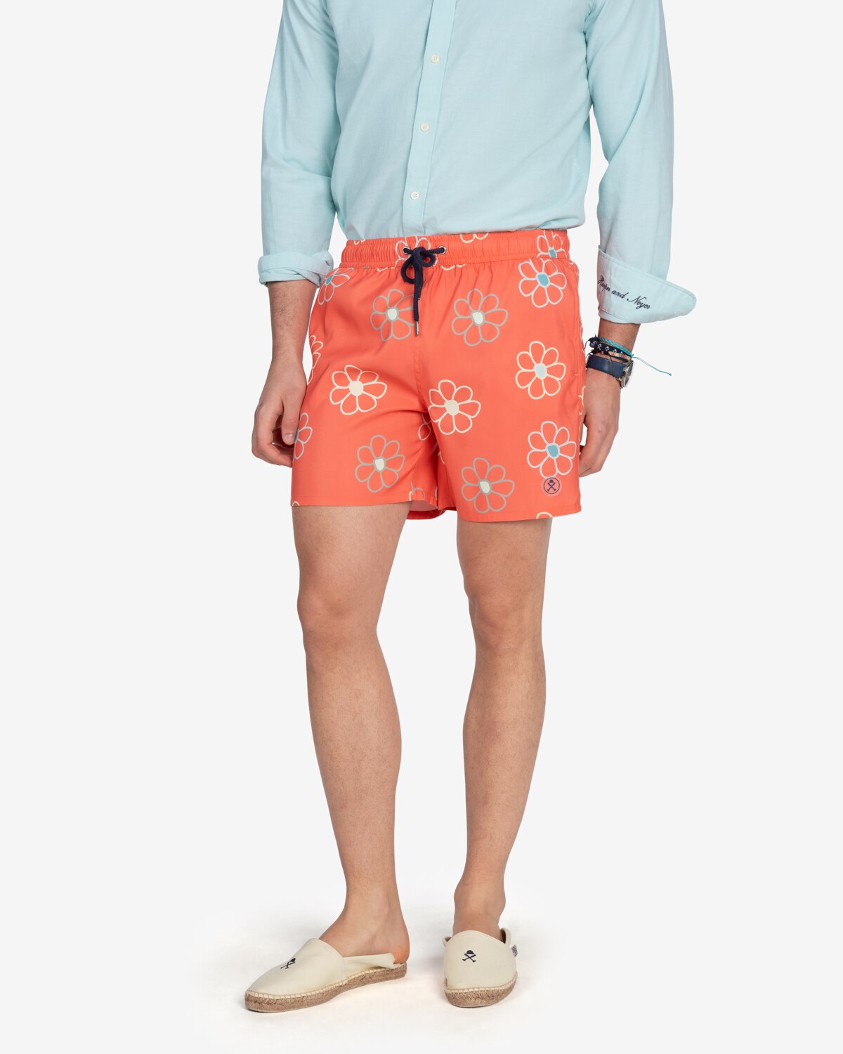 Bañador tipo bermuda con multiestampado - Harper & Neyer - Coral Coral-2