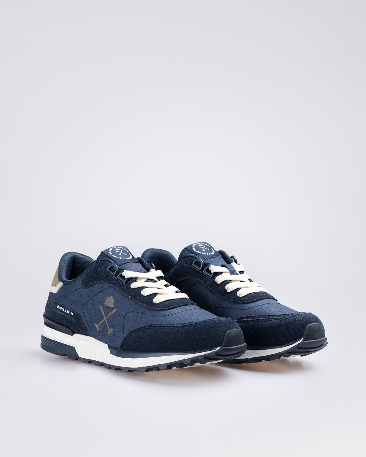 Zapatillas deportivas de hombre con punta redonda - Harper & Neyer - Azul Azul-2