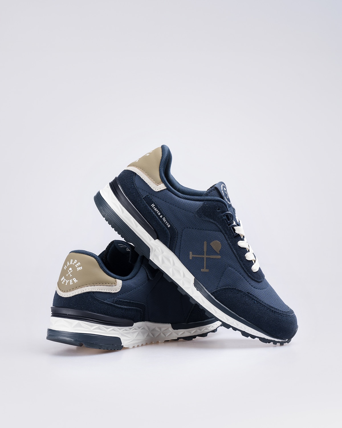 Zapatillas deportivas de hombre con punta redonda - Harper & Neyer - Azul Azul-4