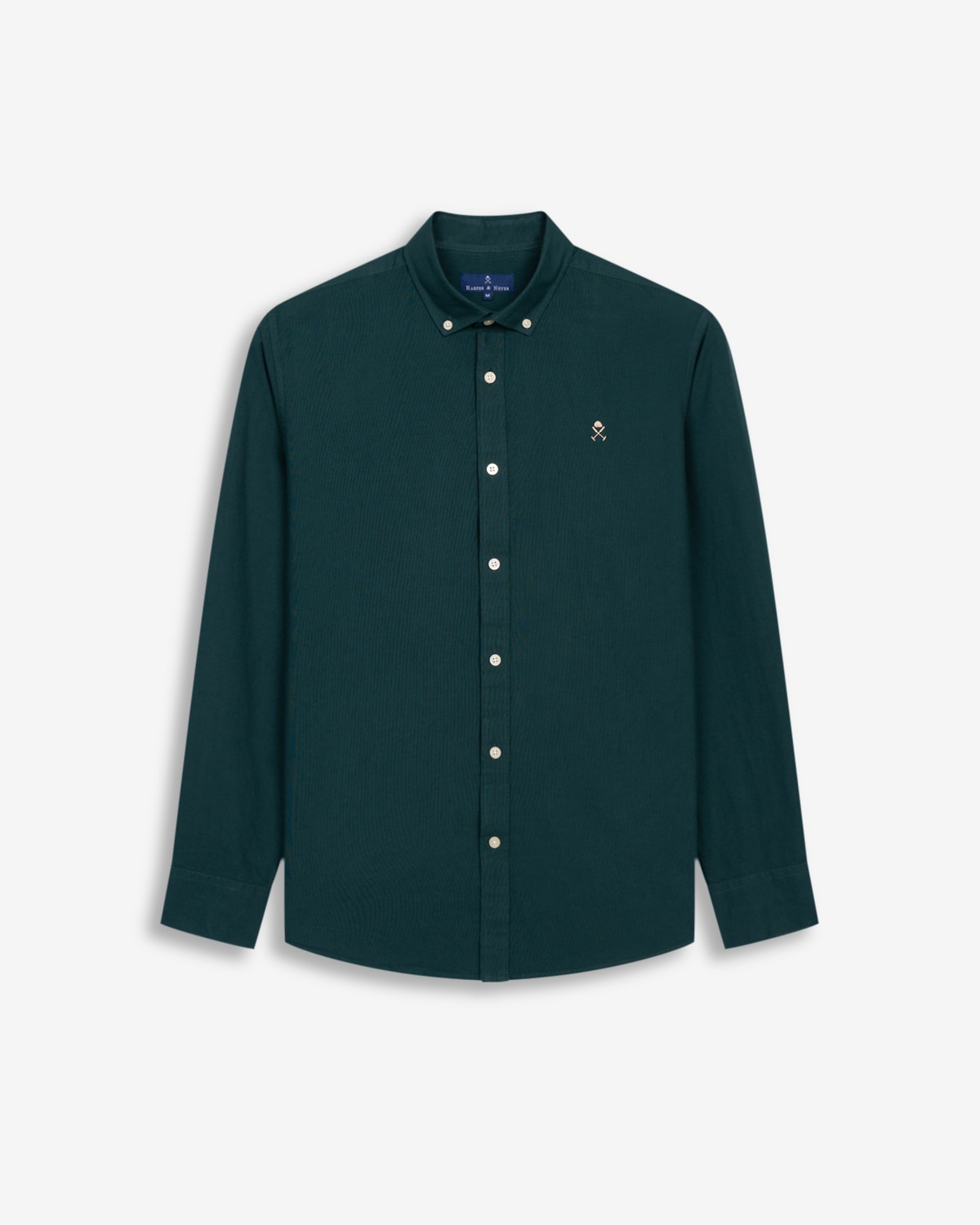 Camisa icon colors de algodón - Harper & Neyer - Verde oscuro Verde oscuro-6