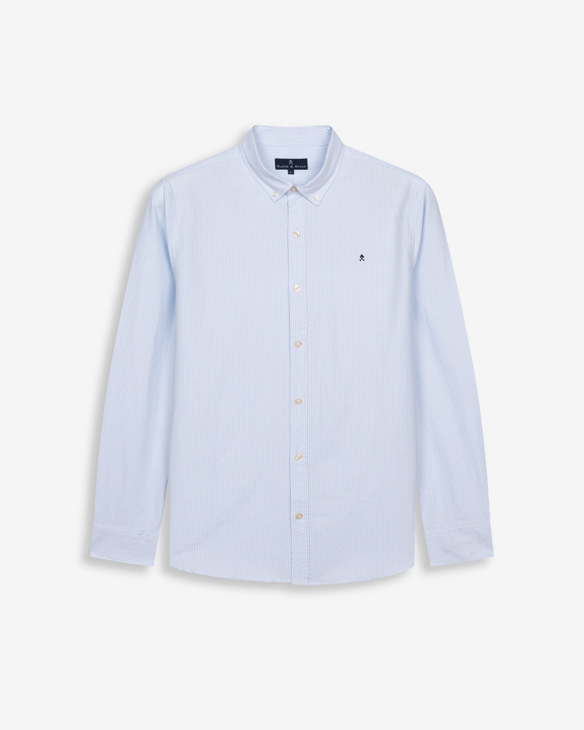 Imagen 6 de Camisa mediterraneo de algodón a rayas - Harper & Neyer - Azul claro Azul claro