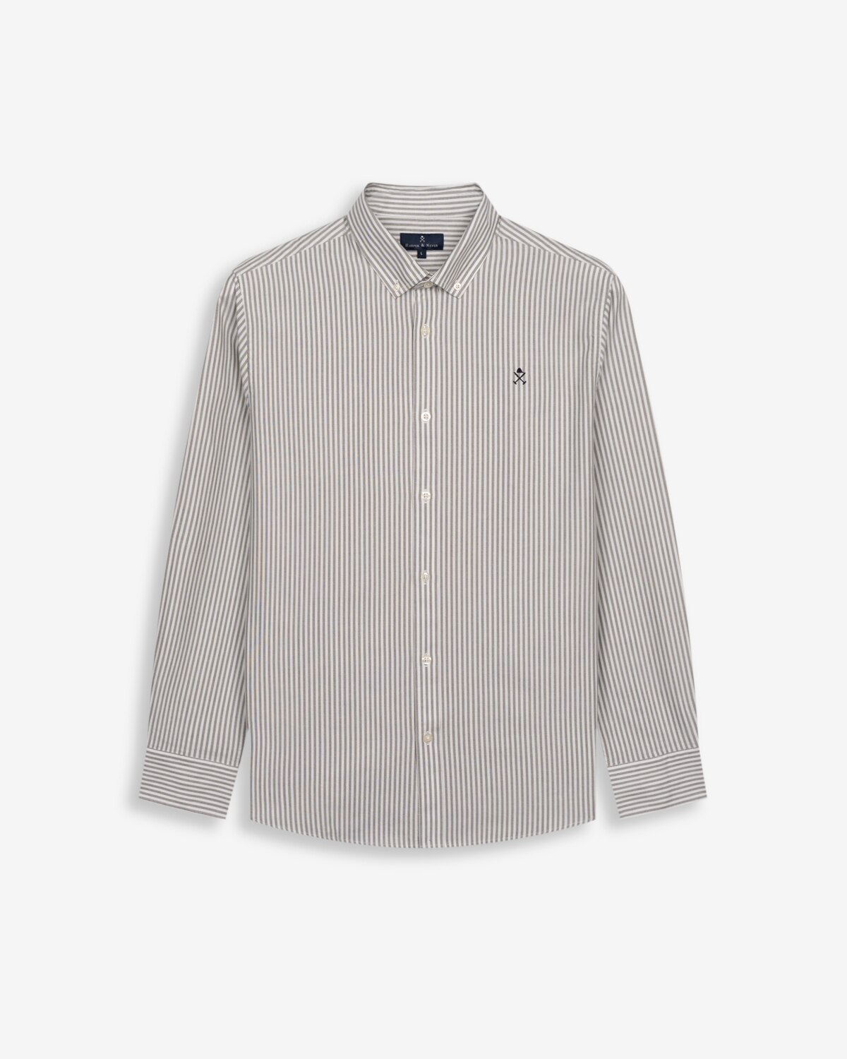 Imagen 6 de Camisa oxford de hombre de rayas - Harper & Neyer - Verde Verde
