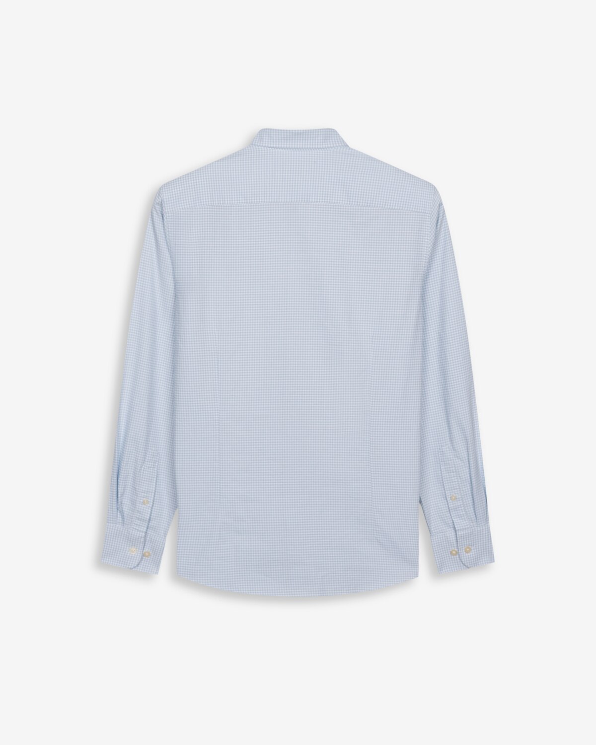 Imagen 5 de Camisa de hombre de cuadros vichy manga larga - Harper & Neyer - Azul claro Azul claro