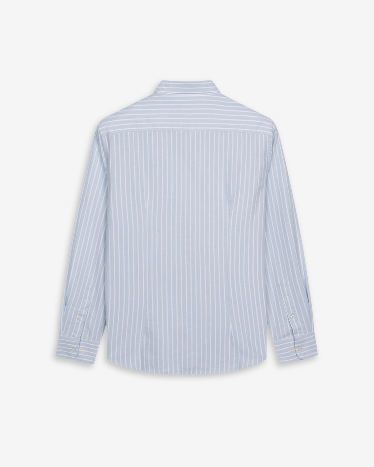 Camisa shoreline elite de algodón a rayas anchas - Harper & Neyer - Azul claro Azul claro-5