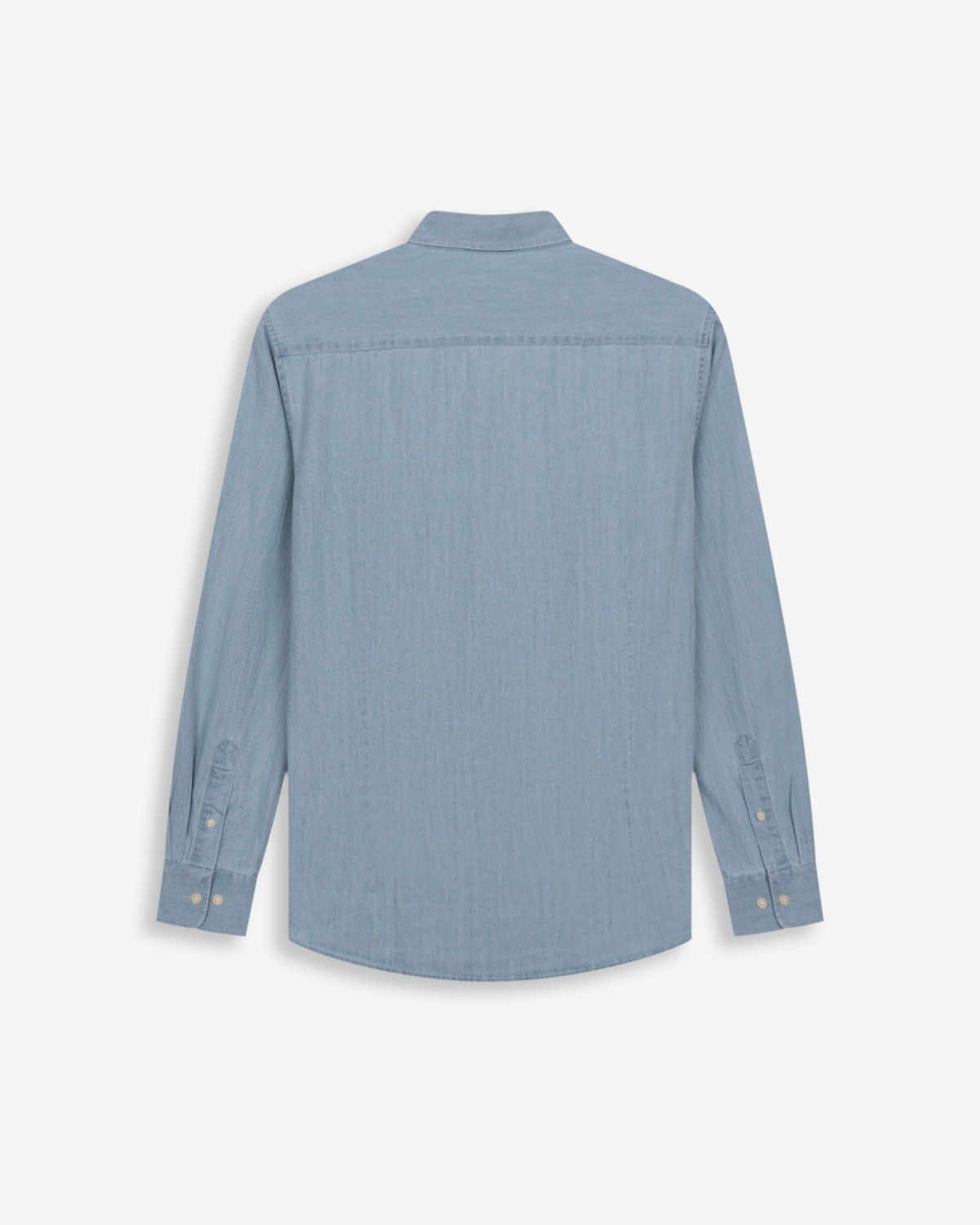 Camisa vaquera de hombre lisa - Harper & Neyer - Azul claro Azul claro-5