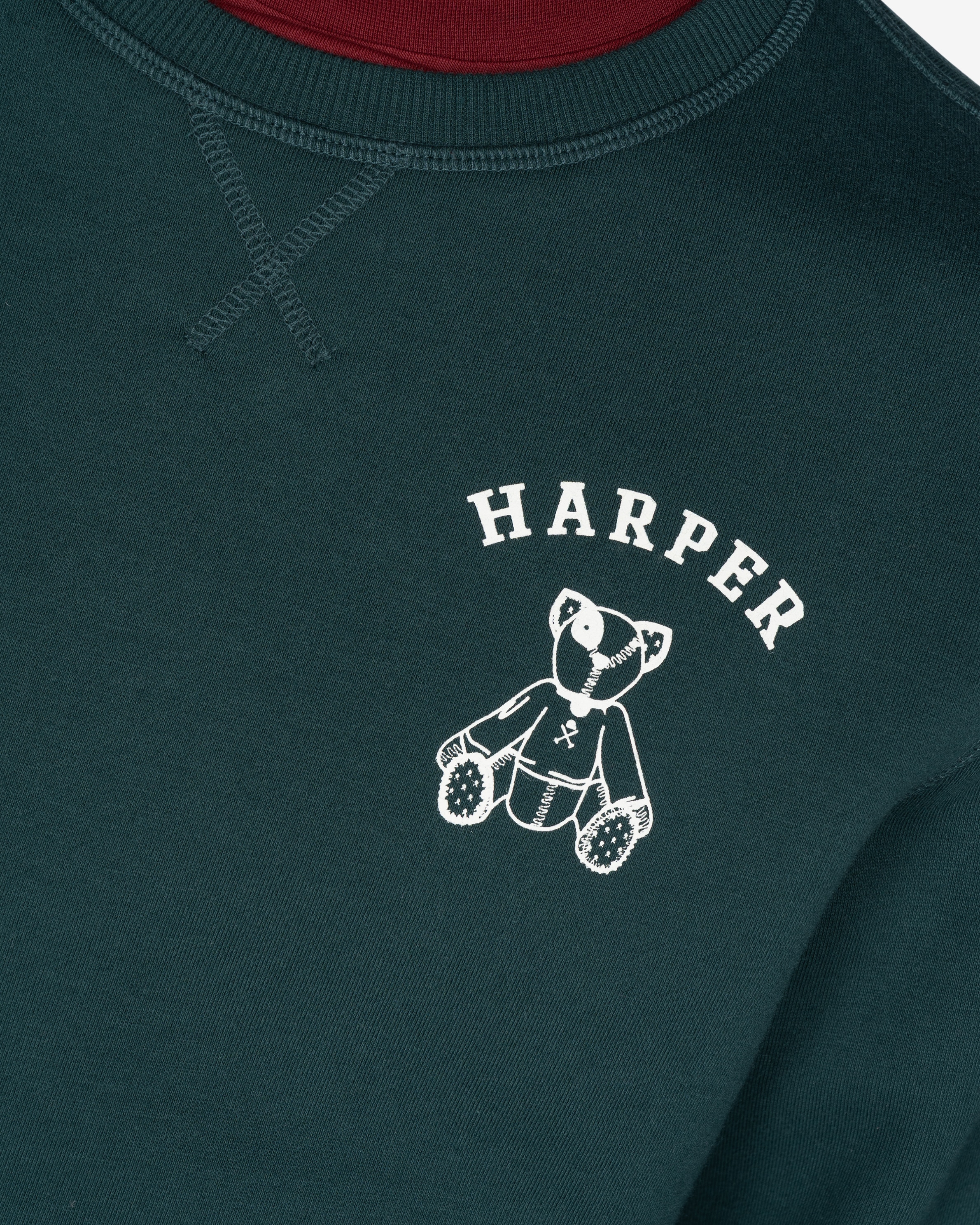 Sudadera new england kids - Harper & Neyer - Verde oscuro Verde oscuro-5